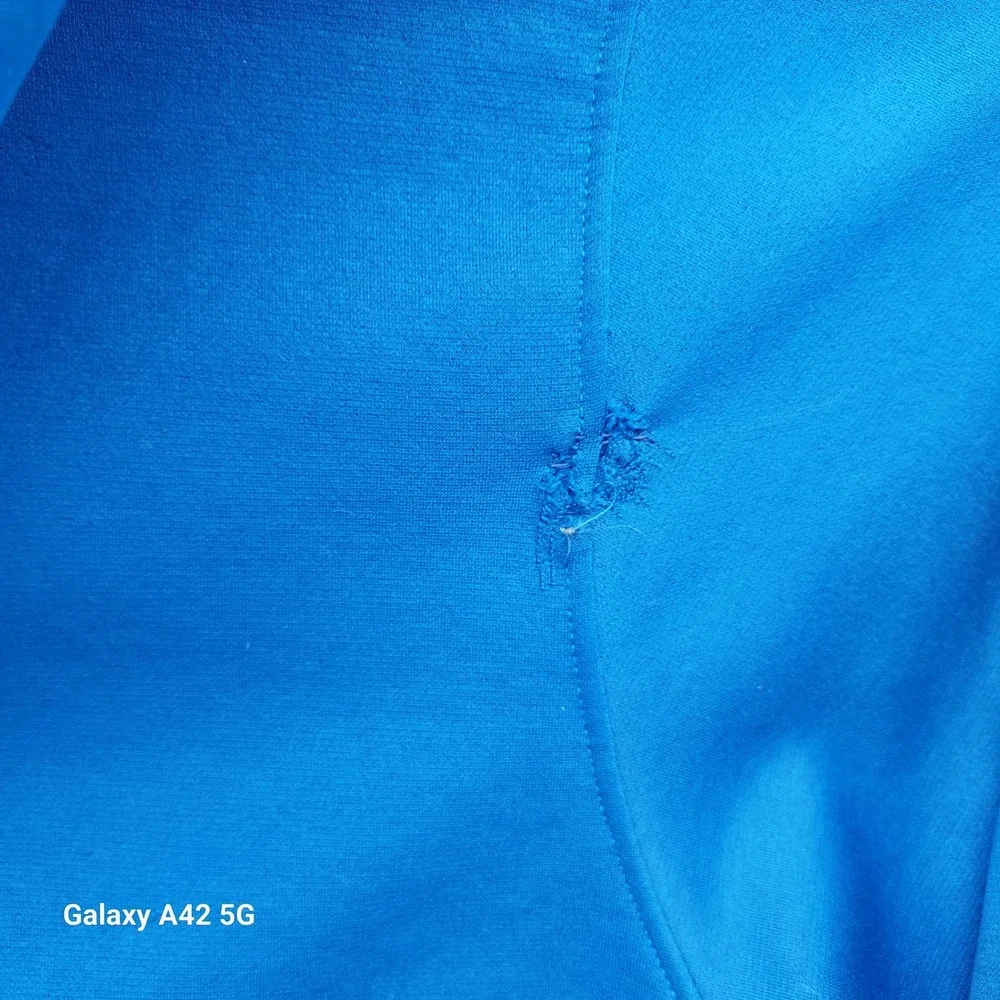 Under Armour Youth Hoodie Pullover Blue Gray‎ Logo Loose Fit MED